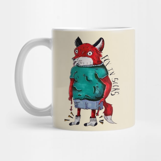 Sock it to me, Foxy by Animal Surrealism